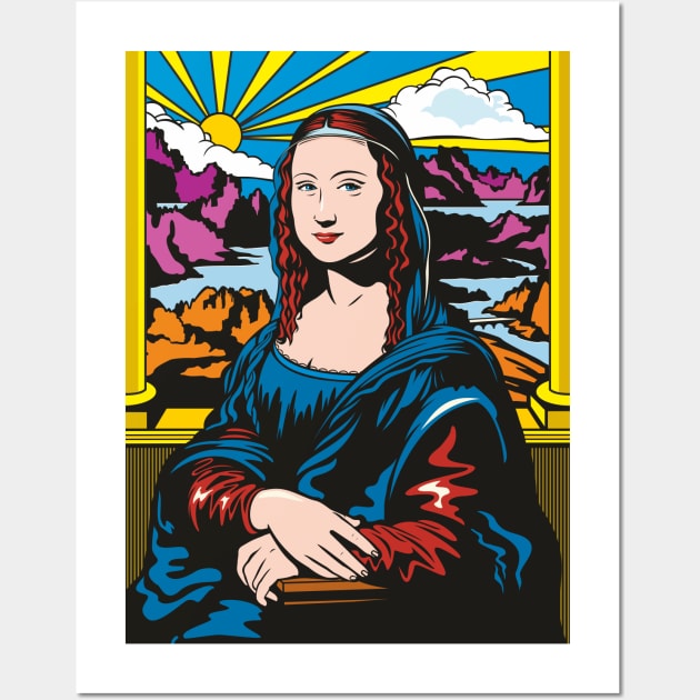 Mona Lisa Wall Art by Jamie Lee Art